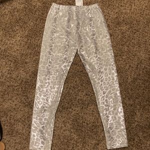 Faux Snake Skin Leggings